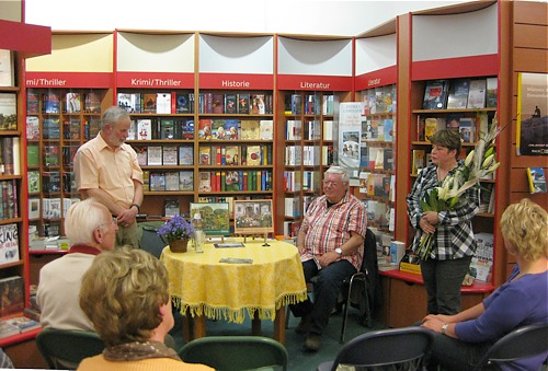Buchpräsentation in der Buchhandlung am Markt in Zittau Buchpräsentation in der Buchhandlung am Markt in Zittau